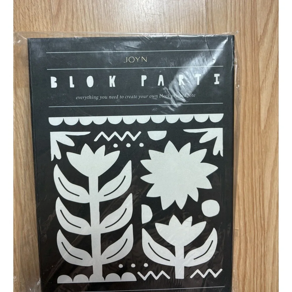 Block Printing Kit Joyn Blok Parti Custom Tote Bags Create Your Own Print Design - Picture 3 of 6